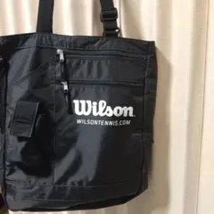 【美品 ウィルソン　トートバッグ型テニスバッグ スポーツバック