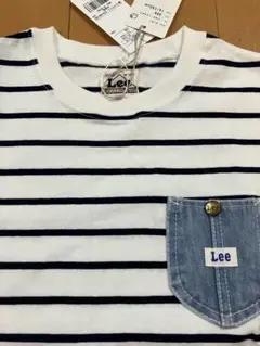 ⭐️新品⭐️Lee ハウスマーク　デニム　ボーダー Tシャツ　140