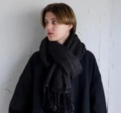 未使用 ヤクウールストール CTHY ターコイズ カシミヤシルクエアリーストール/ターコイズブルー | Factelier