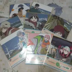 ゆるキャン 一番くじ ミニ色紙 ８種セット