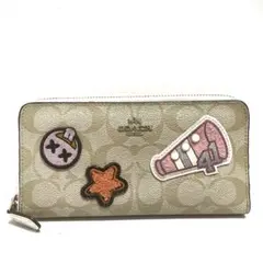 COACH(コーチ) 長財布 - F20968 カーキ