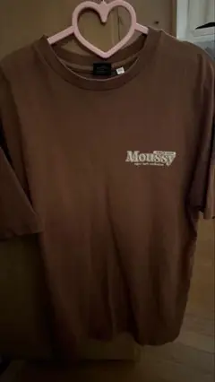 moussy ブラウン Tシャツ グラフィックプリント