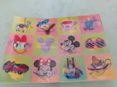 東京ディズニーランド ポストカード　絵柄が変わって見える
