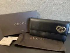 GUCCI シマ ラブリーハート 長財布【良品】