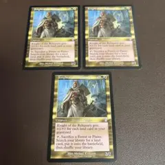 聖遺の騎士　旧枠英語版3枚セット