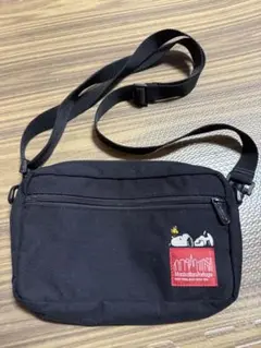 Manhattan Portage スヌーピー刺繍　ショルダーバッグ