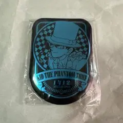 名探偵コナン　怪盗キッド　エンブレム　缶バッジ　青山剛昌ふるさと館　コナン探偵社