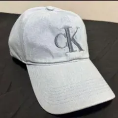 Calvin Klein カルバンクライン ck デニムキャップ ライトブルー