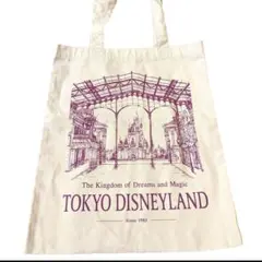 【新品、未使用】ディズニー　ワールドバザール　スケッチ柄　トートバッグ