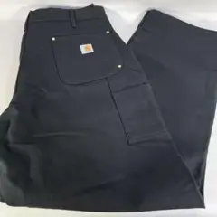 【極美品・USA製】carhartt ダブルニー ペインターパンツ ダック地 黒
