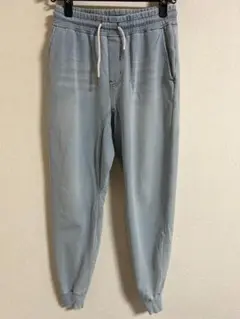 SOMEDIFF ジョガーパンツ Mサイズ 水色 美品
