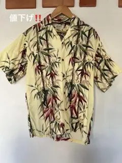 「値下げ」NEWT Honolulu アロハシャツ　メンズS（ハワイサイズ）