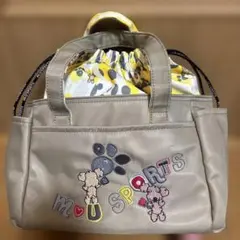 美品！M.U SPORTS ミエコウエサコ 刺繍トートバッグ ゴルフに