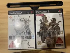 プレイステーション２　メタルギアソリッド２、３