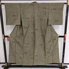 単衣 琉球絣 スモールサイズ 色味の良い 素敵な絣柄 着物 正絹 T-6167