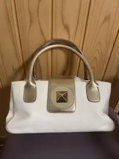 ケイトスペード ミニ バッグ ホワイト×ゴールド