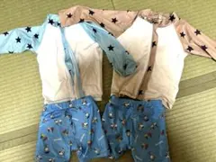 男の子用水着・ラッシュガードセット　双子　2セット
