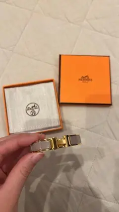 エルメス ブレスレット マロングラッセ×ゴールド