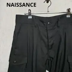 【美品】NAISSANCE　ワイドカーゴショーツ　リップストップ　ハーフパンツ