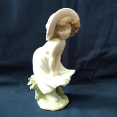 ＊リヤドロ＊風になびく少女【風と遊ぶマリリン】＊箱入り