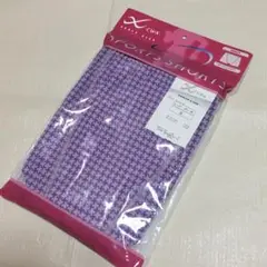 ワコール　cw-x レディースショーツ　パープルチェック　Sサイズ　新品