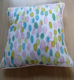 ☆両面 jellybeans大☆ロゴ入り♪パイピングクッションカバー♪
