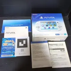 SONY PS Vita 本体 ライトブルー/ホワイト　箱のみ