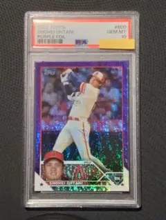 【PSA10】鑑定済み 大谷翔平2023Toppsパープル 799枚限定シリアル