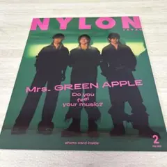 NYLON JAPAN 2025年2月号 Mrs.GREEN APPLE表紙