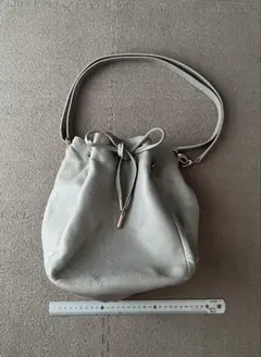 レペットショルダーバッグ グレー