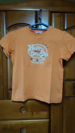 MIKI HOUSE オレンジ Tシャツ 130