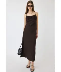 マウジー　DRAWSTRING STRAP SLIP ドレス