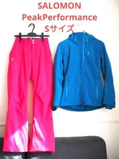 *1シーズン使用*【SALOMON、PeakPerformance】スキーウェア