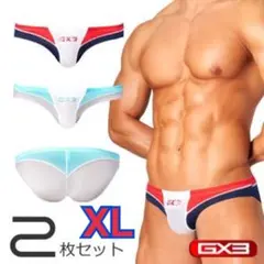 GX3 SPLASH SUPER POP ビキニパンツ XL 2枚 競パン風下着