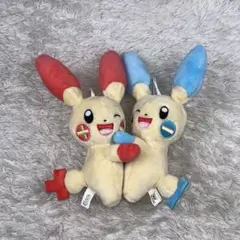 プラスル　マイナン　ポケットモンスター　ポケモン　ぽぺぴたぬいぐるみ　セット