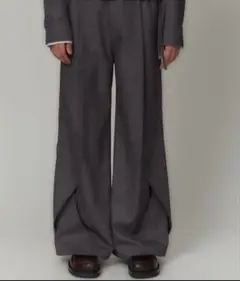 NULLUS 24aw WIDE LEG PANTS スウェットパンツ　2 2025年最新】nullus スウェットパンツの人気アイテム - メルカリ
