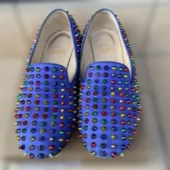 Christian Louboutin ルブタンスパイクスタッズローファー 24