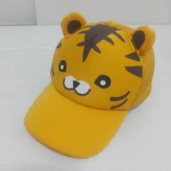 タイガースキッズに！ キッズキャップ 耳付き タイガー 虎 トラ顔 メッシュ