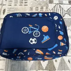 スポーツモチーフ ランチバッグ ネイビー