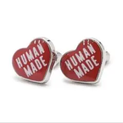 HUMAN MADE HEART EARRINGS レッド