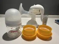 ピジョン搾乳機、母乳実感等セット