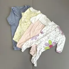 ロンパース セット 4枚まとめ売り　Burberry Carter's bebe