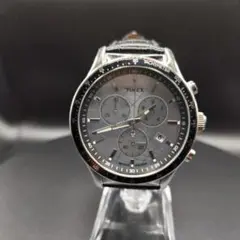 TIMEX クロノグラフ腕時計 グレー稼働品