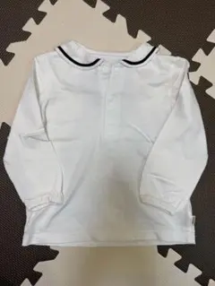 ホットビスケッツ 長袖シャツ 100%コットン ホワイト