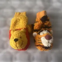 ディズニー　プーさん&ティガー　ふわふわ手袋