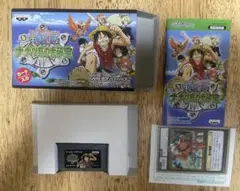 【ほぼ新品】GBAソフト　ワンピース　ナナツ島の大秘宝　カード付き！