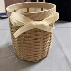 クラフトバンド　かご　ベージュ