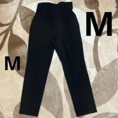 ユニクロ スマートアンクルマタニティパンツ M ブラック