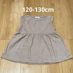 120cm &yam ライトグレー ノースリーブ タンクトップ フレア
