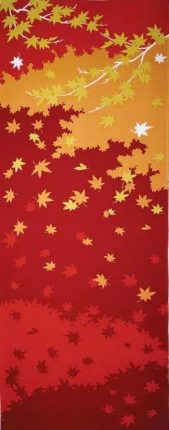 四季彩布 手ぬぐい 紅葉 11月 秋 手拭い てぬぐい 35x90cm